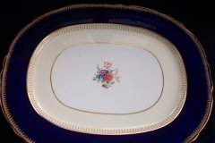 AYNSLEY HATFIELD COBALT #7024- LARGE SERVING PLATTER  17 1/4"   .....   http://jaapiesfinechinastore.com