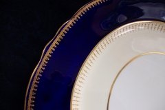 AYNSLEY HATFIELD COBALT #7024- LARGE SERVING PLATTER  17 1/4"   .....   http://jaapiesfinechinastore.com