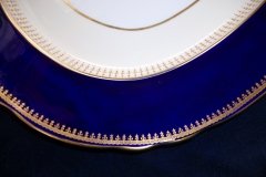 AYNSLEY HATFIELD COBALT #7024- LARGE SERVING PLATTER  17 1/4"   .....   http://jaapiesfinechinastore.com