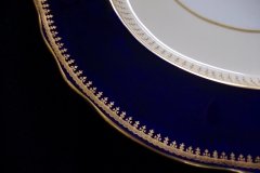 AYNSLEY HATFIELD COBALT #7024- LARGE SERVING PLATTER  17 1/4"   .....   http://jaapiesfinechinastore.com