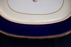 AYNSLEY HATFIELD COBALT #7024- LARGE SERVING PLATTER  17 1/4"   .....   http://jaapiesfinechinastore.com