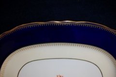 AYNSLEY HATFIELD COBALT #7024- LARGE SERVING PLATTER  17 1/4"   .....   http://jaapiesfinechinastore.com