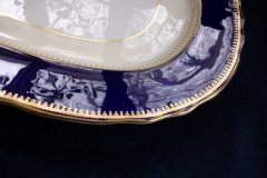 AYNSLEY HATFIELD COBALT #7024- LARGE SERVING PLATTER  17 1/4"   .....   http://jaapiesfinechinastore.com