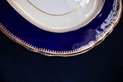 AYNSLEY HATFIELD COBALT #7024- LARGE SERVING PLATTER  17 1/4"   .....   http://jaapiesfinechinastore.com