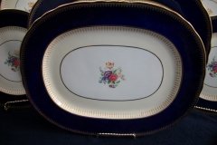 AYNSLEY HATFIELD COBALT #7024- MEDIUM SERVING PLATTER  15 1/4"   .....   http://jaapiesfinechinastore.com
