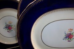 AYNSLEY HATFIELD COBALT #7024- MEDIUM SERVING PLATTER  15 1/4"   .....   http://jaapiesfinechinastore.com