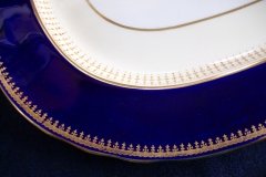 AYNSLEY HATFIELD COBALT #7024- MEDIUM SERVING PLATTER  15 1/4"   .....   http://jaapiesfinechinastore.com