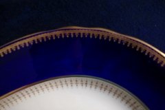AYNSLEY HATFIELD COBALT #7024- MEDIUM SERVING PLATTER  15 1/4"   .....   http://jaapiesfinechinastore.com