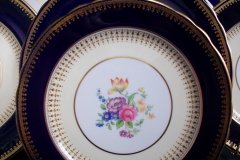 AYNSLEY HATFIELD COBALT #7024-  SALAD PLATE   .....   http://jaapiesfinechinastore.com