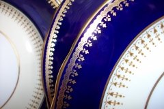 AYNSLEY HATFIELD COBALT #7024-  SALAD PLATE   .....   http://jaapiesfinechinastore.com