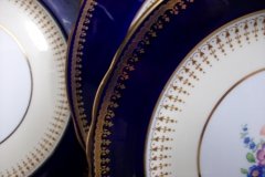 AYNSLEY HATFIELD COBALT #7024-  SALAD PLATE   .....   http://jaapiesfinechinastore.com