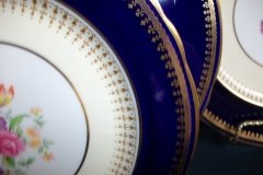 AYNSLEY HATFIELD COBALT #7024-  SALAD PLATE   .....   http://jaapiesfinechinastore.com