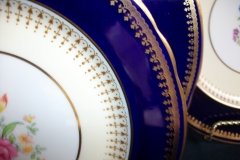 AYNSLEY HATFIELD COBALT #7024-  SALAD PLATE   .....   http://jaapiesfinechinastore.com
