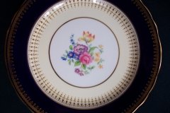 AYNSLEY HATFIELD COBALT #7024-  SALAD PLATE   .....   http://jaapiesfinechinastore.com