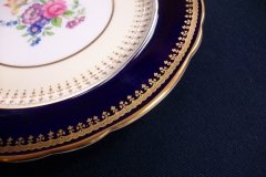 AYNSLEY HATFIELD COBALT #7024-  SALAD PLATE   .....   http://jaapiesfinechinastore.com