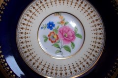 AYNSLEY HATFIELD COBALT #7024-  SAUCER  for  SOUP BOWL   .....   http://jaapiesfinechinastore.com