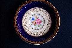 AYNSLEY HATFIELD COBALT #7024-  SAUCER  for  SOUP BOWL   .....   http://jaapiesfinechinastore.com