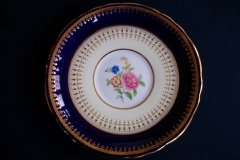 AYNSLEY HATFIELD COBALT #7024-  SAUCER  for  SOUP BOWL   .....   http://jaapiesfinechinastore.com