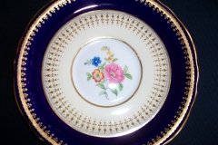 AYNSLEY HATFIELD COBALT #7024-  SAUCER  for  SOUP BOWL   .....   http://jaapiesfinechinastore.com