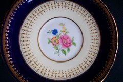 AYNSLEY HATFIELD COBALT #7024-  SAUCER  for  SOUP BOWL   .....   http://jaapiesfinechinastore.com