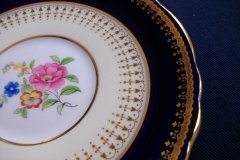 AYNSLEY HATFIELD COBALT #7024-  SAUCER  for  SOUP BOWL   .....   http://jaapiesfinechinastore.com