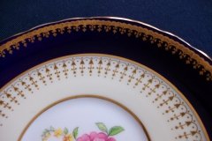 AYNSLEY HATFIELD COBALT #7024-  SAUCER  for  SOUP BOWL   .....   http://jaapiesfinechinastore.com
