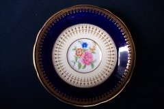 AYNSLEY HATFIELD COBALT #7024-  SAUCER for TEA CUP   .....   http://jaapiesfinechinastore.com