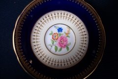 AYNSLEY HATFIELD COBALT #7024-  SAUCER for TEA CUP   .....   http://jaapiesfinechinastore.com