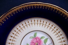 AYNSLEY HATFIELD COBALT #7024-  SAUCER for TEA CUP   .....   http://jaapiesfinechinastore.com