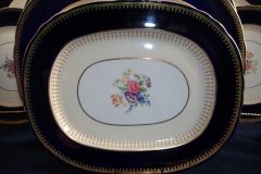 AYNSLEY HATFIELD COBALT #7024- SMALL SERVING PLATTER  11  1/2"   .....   http://jaapiesfinechinastore.com