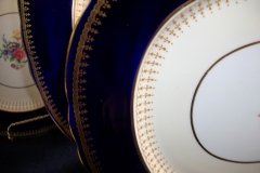 AYNSLEY HATFIELD COBALT #7024- SMALL SERVING PLATTER  11  1/2"   .....   http://jaapiesfinechinastore.com