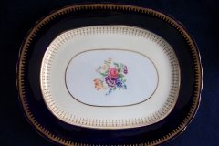 AYNSLEY HATFIELD COBALT #7024- SMALL SERVING PLATTER  11  1/2"   .....   http://jaapiesfinechinastore.com