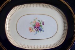 AYNSLEY HATFIELD COBALT #7024- SMALL SERVING PLATTER  11  1/2"   .....   http://jaapiesfinechinastore.com