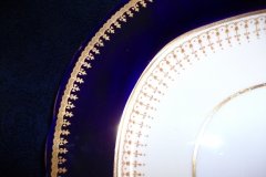AYNSLEY HATFIELD COBALT #7024- SMALL SERVING PLATTER  11  1/2"   .....   http://jaapiesfinechinastore.com