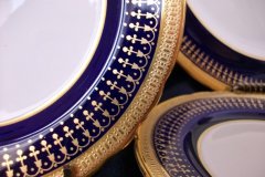 AYNSLEY HERTFORD COBALT 7081- BREAD & BUTTER PLATE  6.5" ..... https://jaapiesfinechinastore.com