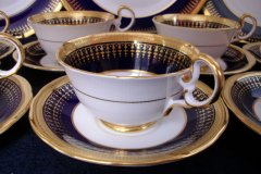 AYNSLEY HERTFORD COBALT 7081- CUP  AND SAUCER ..... https://jaapiesfinechinastore.com