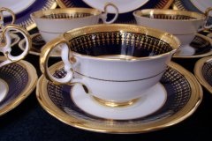 AYNSLEY HERTFORD COBALT 7081- CUP  AND SAUCER ..... https://jaapiesfinechinastore.com