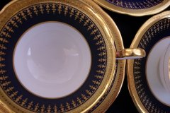 AYNSLEY HERTFORD COBALT 7081- CUP  AND SAUCER ..... https://jaapiesfinechinastore.com