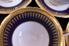 AYNSLEY HERTFORD COBALT 7081- CUP  AND SAUCER ..... https://jaapiesfinechinastore.com