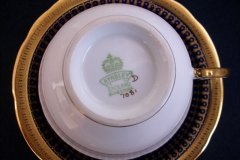 AYNSLEY HERTFORD COBALT 7081- CUP  AND SAUCER ..... https://jaapiesfinechinastore.com