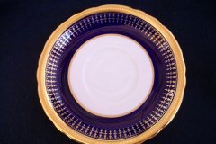 AYNSLEY HERTFORD COBALT 7081- SOUP BOWL AND  SAUCER ..... https://jaapiesfinechinastore.com