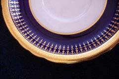 AYNSLEY HERTFORD COBALT 7081- SOUP BOWL AND  SAUCER ..... https://jaapiesfinechinastore.com