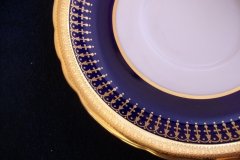 AYNSLEY HERTFORD COBALT 7081- SOUP BOWL AND  SAUCER ..... https://jaapiesfinechinastore.com