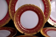 AYNSLEY KENILWORTH RED #7023- BREAD & BUTTER PLATE   .....   https://www.jaapiesfinecAVhinastore.com