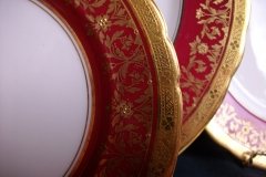 AYNSLEY KENILWORTH RED #7023- BREAD & BUTTER PLATE   .....   https://www.jaapiesfinecAVhinastore.com