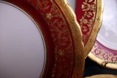 AYNSLEY KENILWORTH RED #7023- BREAD & BUTTER PLATE   .....   https://www.jaapiesfinecAVhinastore.com