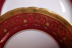 AYNSLEY KENILWORTH RED #7023- BREAD & BUTTER PLATE   .....   https://www.jaapiesfinecAVhinastore.com