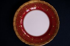 AYNSLEY KENILWORTH RED #7023- BREAD & BUTTER PLATE   .....   https://www.jaapiesfinecAVhinastore.com