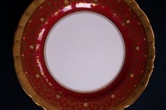AYNSLEY KENILWORTH RED #7023- BREAD & BUTTER PLATE   .....   https://www.jaapiesfinecAVhinastore.com