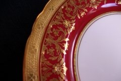 AYNSLEY KENILWORTH RED #7023- BREAD & BUTTER PLATE   .....   https://www.jaapiesfinecAVhinastore.com